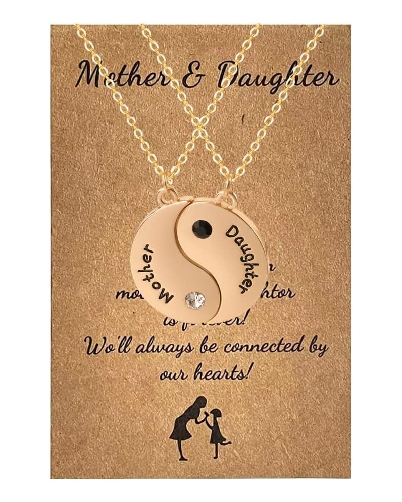 Mother Daughter Gifts for Birthday Mothers Day Yin Yang Necklace Gift for Women Mom Daughters Christmas Presents for Mommy Go...