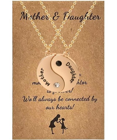 Mother Daughter Gifts for Birthday Mothers Day Yin Yang Necklace Gift for Women Mom Daughters Christmas Presents for Mommy Go...