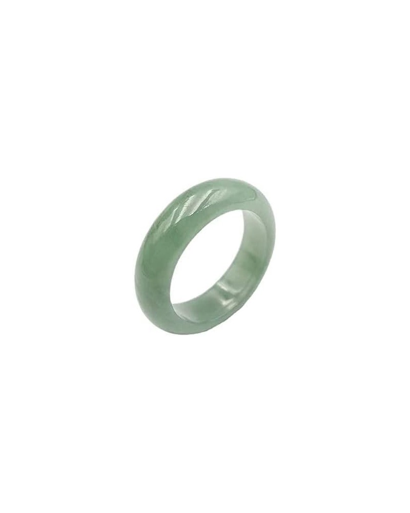 Mens Womens Natural Genuine Real Green Jade Band Ring Size 6-12 Green $10.25 Rings