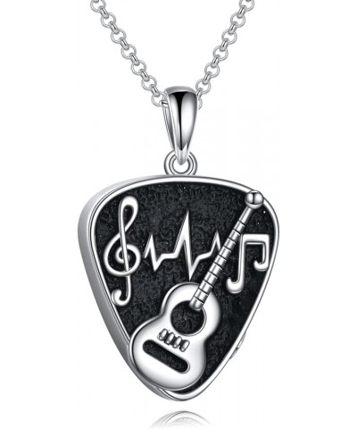 Urn Necklaces for Ashes Sterling Silver Cremation Urn Necklaces Memorial Keepsake With Filling Tool Guitar Pick A $19.20 Neck...