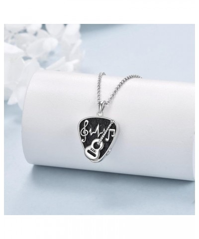 Urn Necklaces for Ashes Sterling Silver Cremation Urn Necklaces Memorial Keepsake With Filling Tool Guitar Pick A $19.20 Neck...