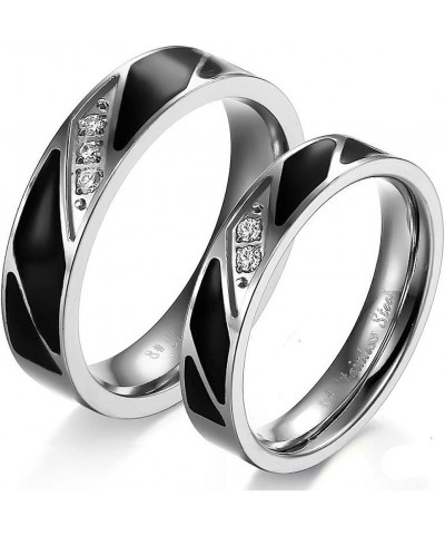 Amazing Titanium Stainless Steel We Love Each Other Wedding Band Set Anniversary/Engagement/Promise/Couple Ring Best Gift! hi...