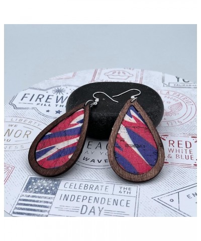 4th of July Earrings for Women - Patriotic Earrings - Red, White & Blue Earrings for Girls - Fourth of July Accessories - Mem...