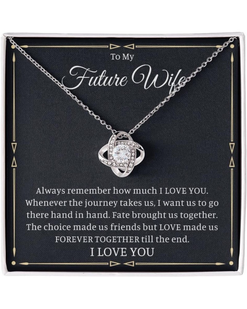 To My Future Wife Necklace Future Wife Gifts Engagement Necklace Gift For Fiance Woman To My Wife Necklace Soulmate Necklace ...