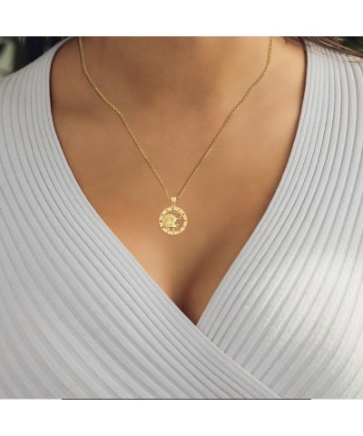 10K Yellow Gold Chinese Zodiac Pendant Necklace Rat 20.0 Inches $105.59 Necklaces