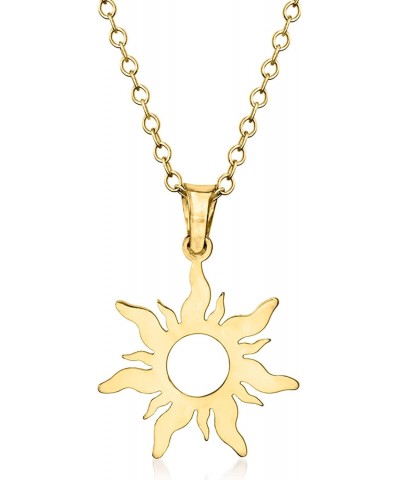 by Ross-Simons 14kt Yellow Gold Sun Pendant Necklace. 18 inches $120.40 Necklaces