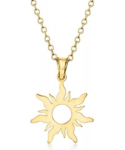 by Ross-Simons 14kt Yellow Gold Sun Pendant Necklace. 18 inches $120.40 Necklaces