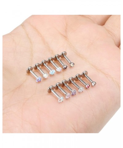 Threadless Push in Nose Rings Studs Surgical Steel Medusa Piercing Jewelry Lip Rings Labret Monroe Tragus Helix Cartilage Ear...