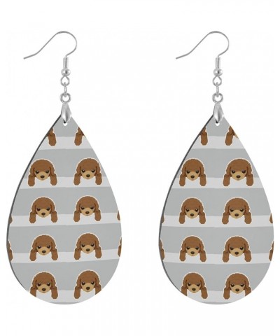 Fashion Copper Plated Silver Earring Wood Drop/Leaf Lightweight Earrings Drop(3.6x1.6in) Multi 19 $7.66 Earrings