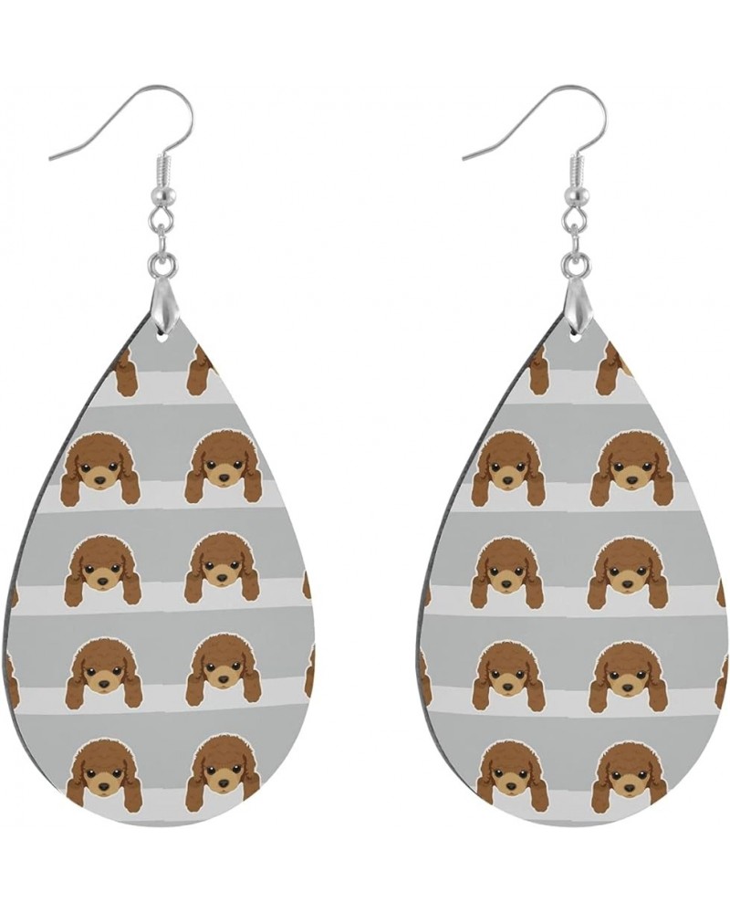 Fashion Copper Plated Silver Earring Wood Drop/Leaf Lightweight Earrings Drop(3.6x1.6in) Multi 19 $7.66 Earrings