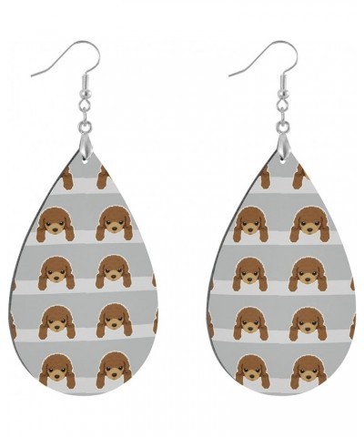 Fashion Copper Plated Silver Earring Wood Drop/Leaf Lightweight Earrings Drop(3.6x1.6in) Multi 19 $7.66 Earrings