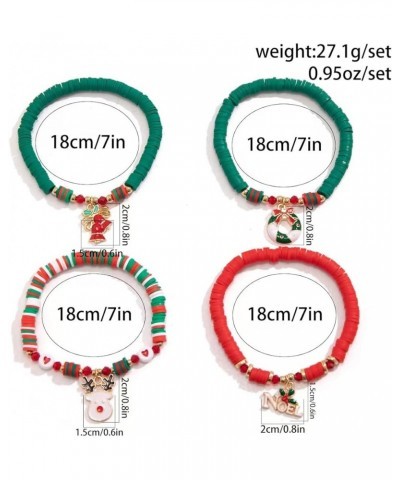 Christmas Bracelet Jingle Bell Charm Adjustable Link Xmas Gift Jewelry Accessories for Women Girls Kids Teens Family 2023(Red...