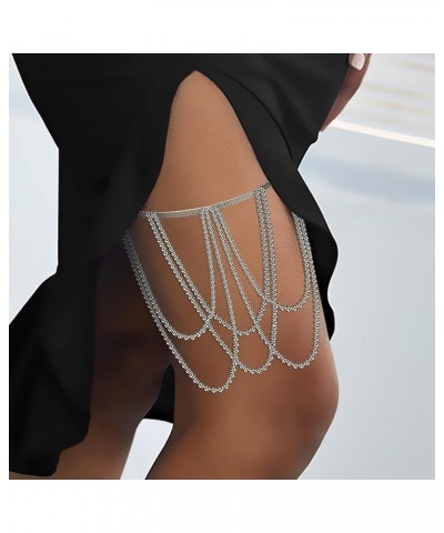 6 PCS Thigh Chain Snake Jewelry Thigh Jewelry for Women Sexy Leg Chain Layered Pendant Boho Summer Jewelry for Beach Holiday ...