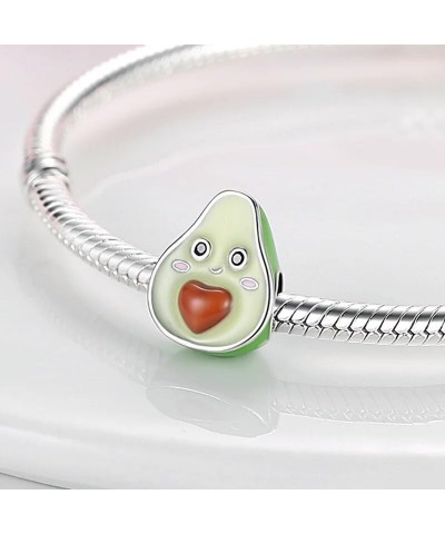 Green Color Charms Fit Bracelets 925 Silver Avocado Clover Bead Cactus Chameleon Zircon Jewelry Charm SSS-1401 PJT332 $10.44 ...