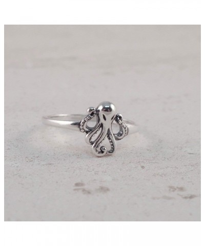 Jewelry Sterling Silver Octopus Ring $12.96 Rings