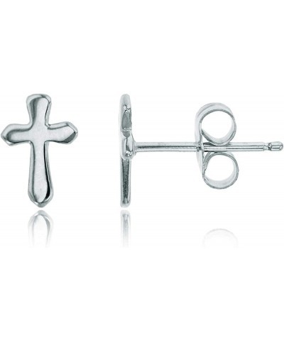 Sterling Silver Yellow Cross Stud Earrings Cross3 Sterling Silver $8.99 Earrings