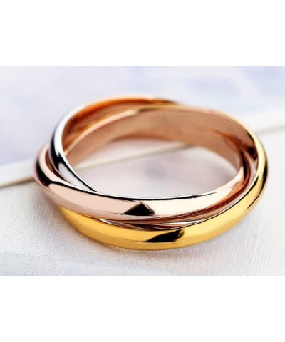 Handmade Gold Rings for Women 18K Gold Rings Adjustable Open Ring Band Statement Jewelry Size 7-9 mixed color $8.84 Rings