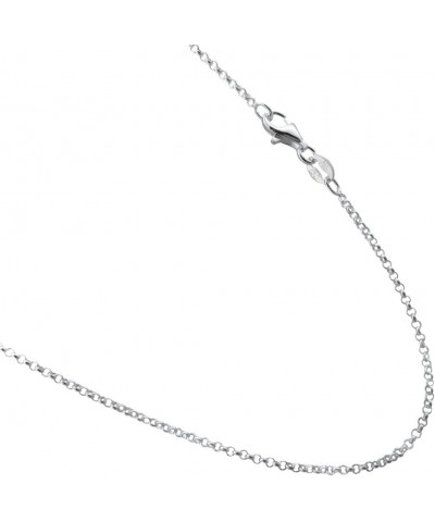 1.5mm Rolo Chain .925 Italian Sterling Silver Necklace. 14,16,18,20,22,24,30,36 Inches Available 20.0 Inches $12.42 Necklaces