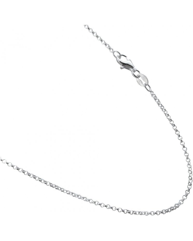 1.5mm Rolo Chain .925 Italian Sterling Silver Necklace. 14,16,18,20,22,24,30,36 Inches Available 20.0 Inches $12.42 Necklaces