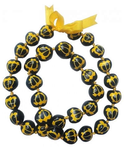 32" Hawaii Wedding Kukui Nut Lei Graduation Luau Hula Necklace Hawaiian Turtles Yellow-1 $9.35 Necklaces