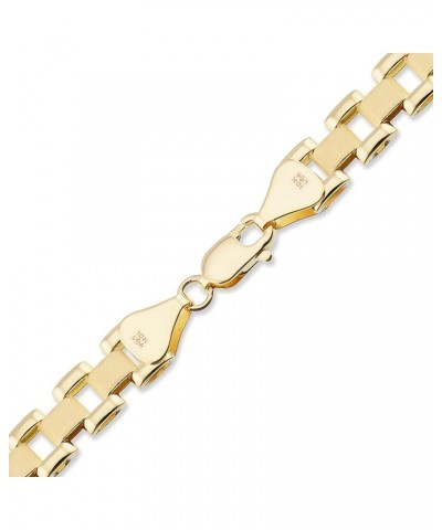 10K Real Gold 6 MM, 8 MM, 10 MM, 12 MM, Presidential Watch Band Style Link Chain Necklace 6 MM 18 inches $446.99 Necklaces