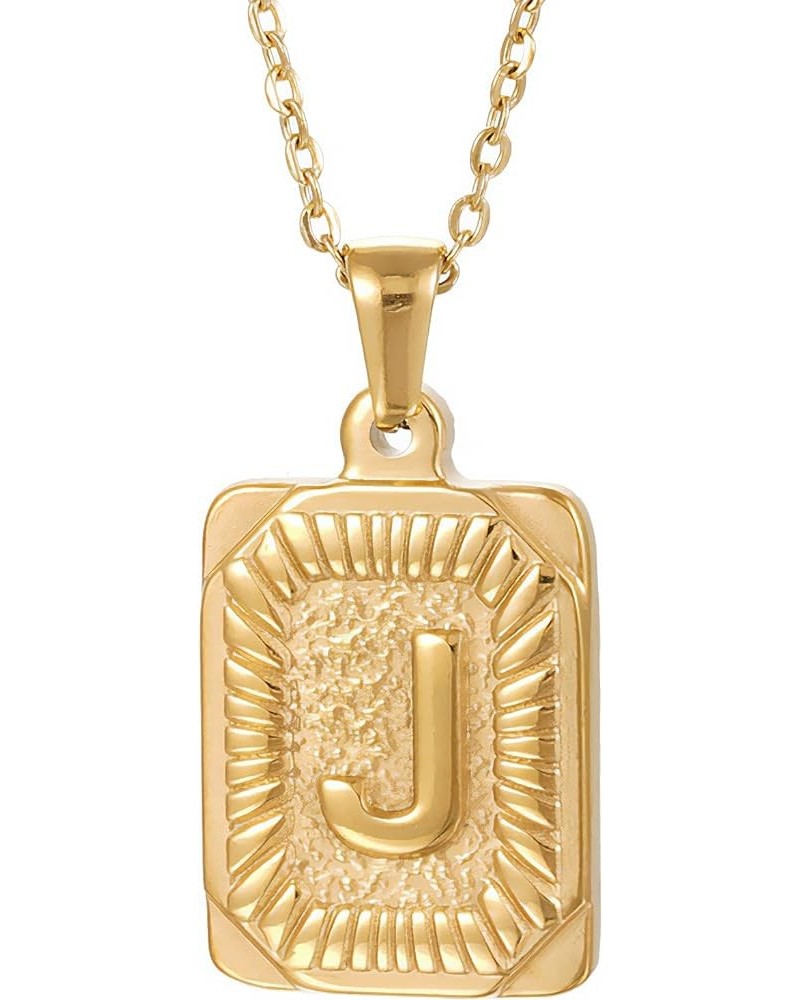 Pendent for Women Plate J Alphabet $8.47 Necklaces