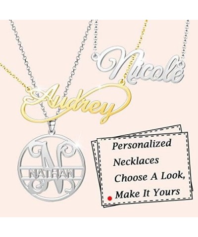 Name Necklace Personalized Gifts Customized Name Necklace Lisa Rose Gold $15.65 Necklaces