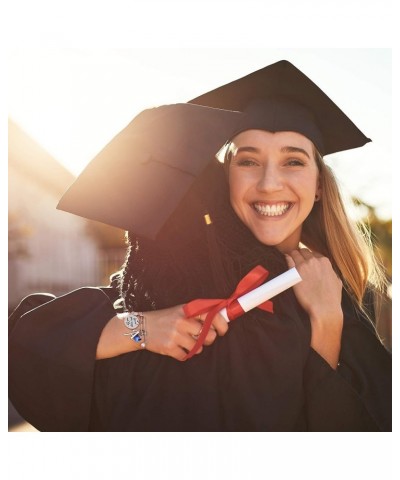 Graduation Gifts for Her 2024 Butterfly Bracelet,Inspirational Bangle with 2024 Graduation Grad Cap Mantra Quote Spread Your ...