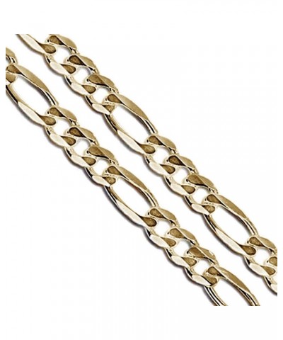 Stainless Steel Figaro Chain 4mm 5mm 5.9mm 6.9mm 9mm New Solid Link Necklace 6.6mm (Gold-Tone) Length 30 Inches $7.53 Necklaces