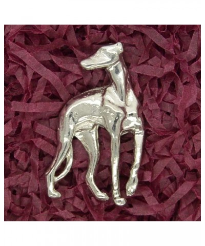 Whippet Brooch, Whippet Jewelry, Whippet Gifts, Dog Brooch, Dog Gifts, Handcast, in Fine Pewter, by William Sturt $14.56 Broo...