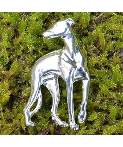 Whippet Brooch, Whippet Jewelry, Whippet Gifts, Dog Brooch, Dog Gifts, Handcast, in Fine Pewter, by William Sturt $14.56 Broo...