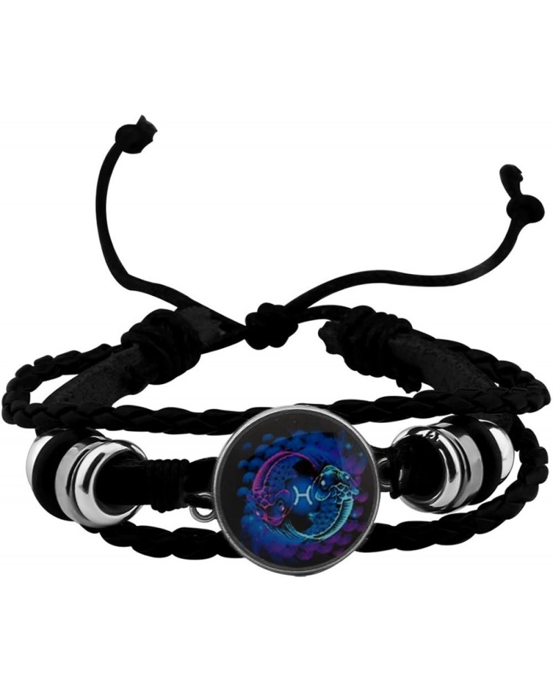 Birthday Gift Zodiac Sign Bracelet Zodiac Jewelry Gift for Women Men Pisces $10.56 Bracelets