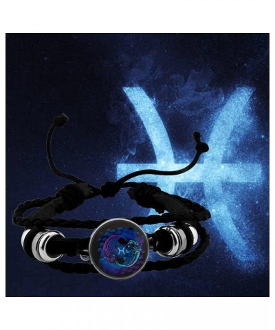 Birthday Gift Zodiac Sign Bracelet Zodiac Jewelry Gift for Women Men Pisces $10.56 Bracelets